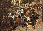 Mosler, Henry Buying the Wedding Trousseau oil on canvas